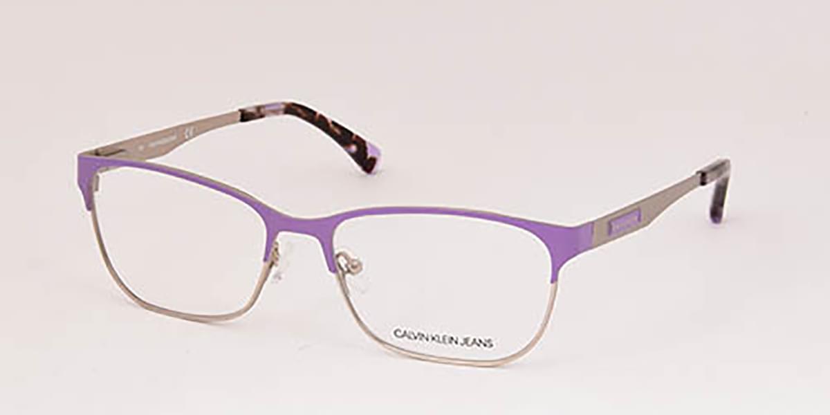 calvin klein glasses purple