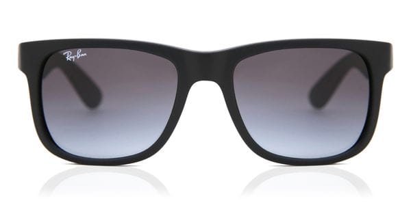 Ray-Ban RB4165 Justin 601/8G Sunglasses in Rubber Black ...