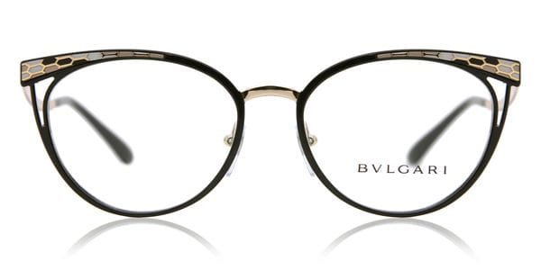 bvlgari black and gold glasses