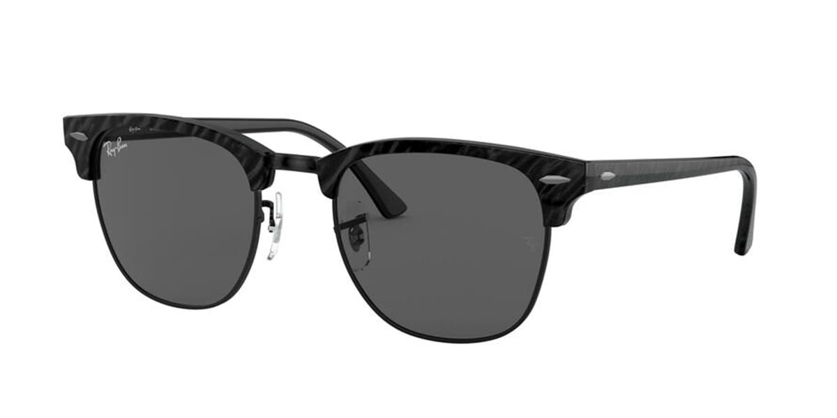 Ray-Ban RB3016 Clubmaster 1305B1 モデルWrinkled Grey サングラス