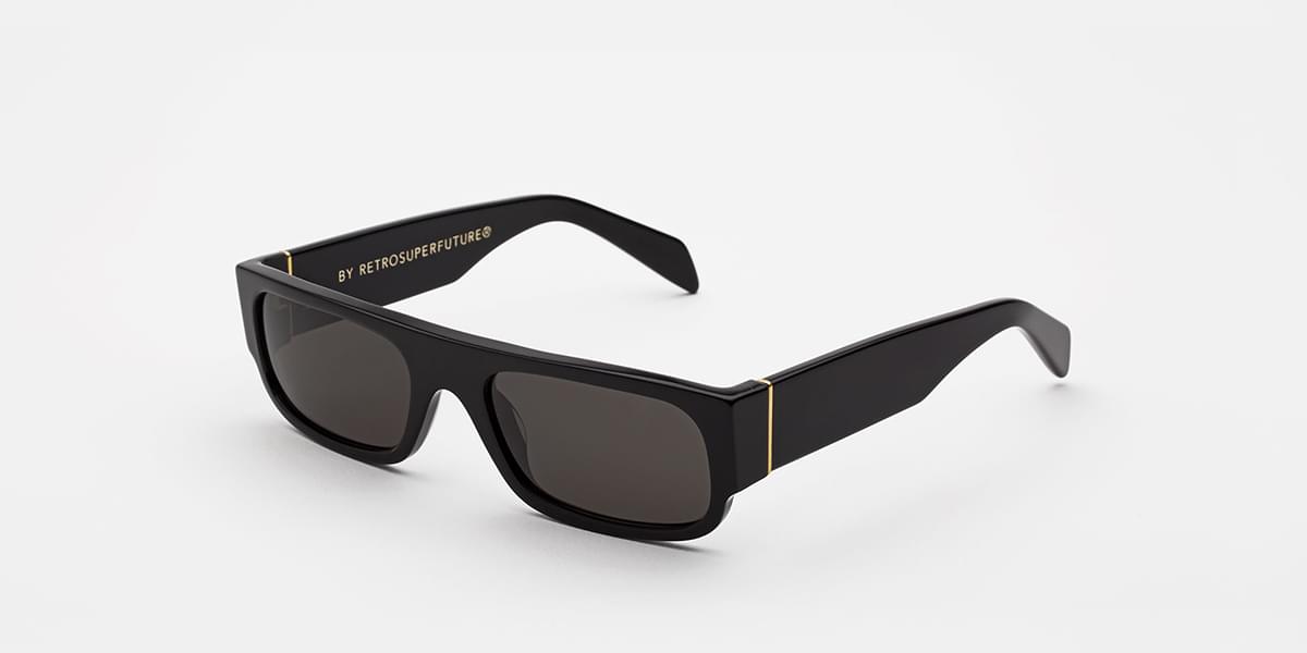 Retrosuperfuture Smile Black IBWT U6G Sunglasses in Black ...