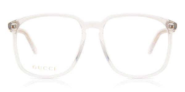 gucci clear frame sunglasses