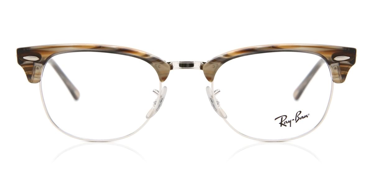 Ray-Ban RX5154 Clubmaster 5161 Eyeglasses in Brown Aqua Green ...