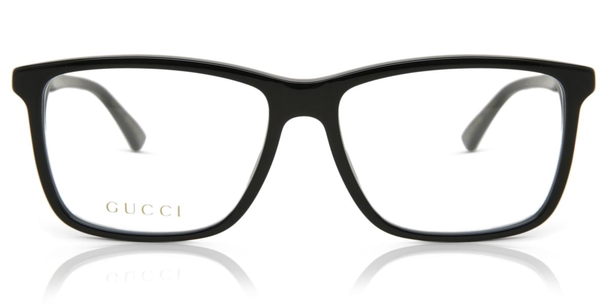 Gucci GG0407O 005 Glasses Black | SmartBuyGlasses UK