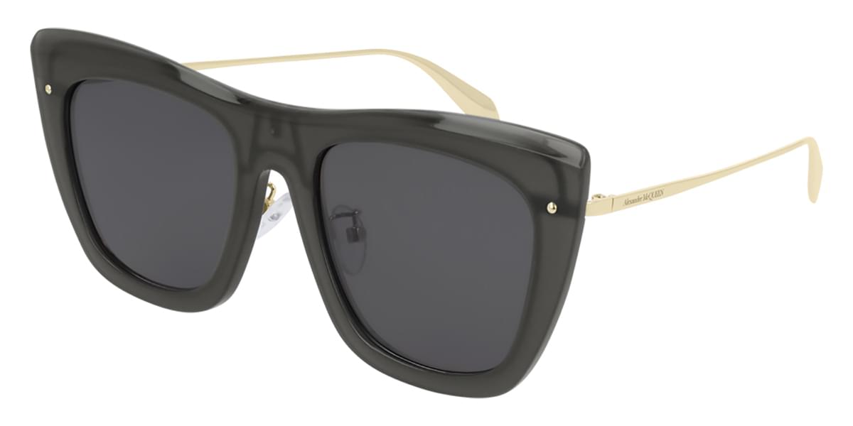 Alexander McQueen AMQ 4180/S 807/BN Sunglasses in Black ...