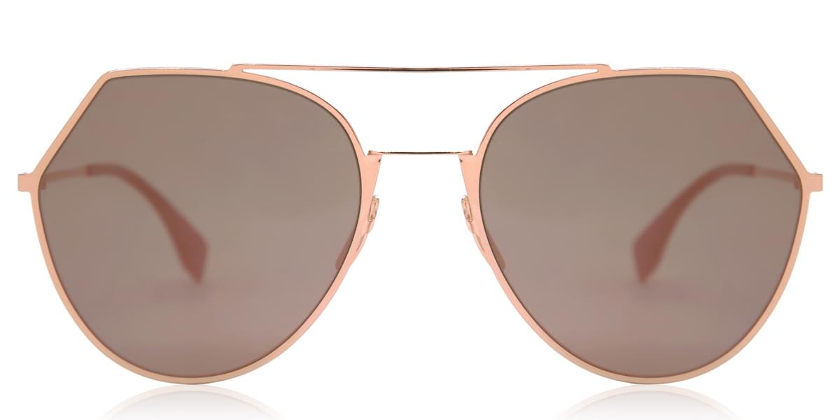 Fendi FF 0194/S DDB/AP Sunglasses Gold | SmartBuyGlasses Canada