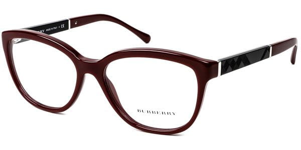 burberry burgundy eyeglasses