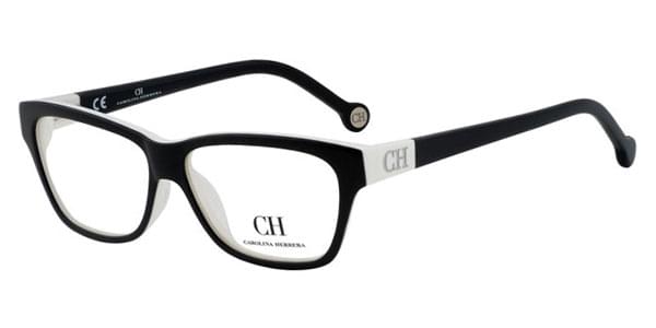 Carolina Herrera VHE533 0943 Glasses White Black | SmartBuyGlasses UK