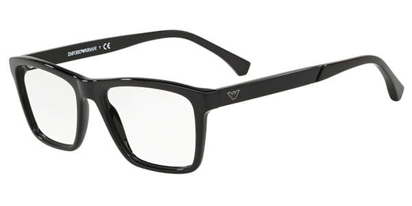 black armani glasses