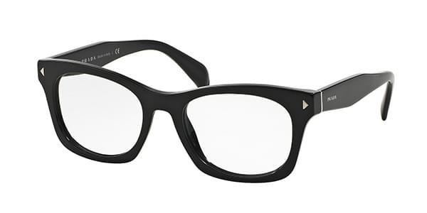 Prada PR11SVF Asian Fit 1AB1O1 Eyeglasses in Black | SmartBuyGlasses USA