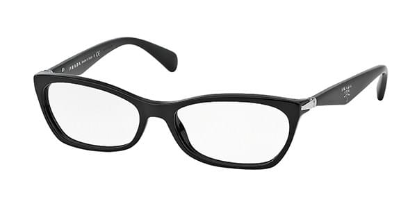 Prada PR15PV SWING 1AB1O1 Eyeglasses in Black | SmartBuyGlasses USA