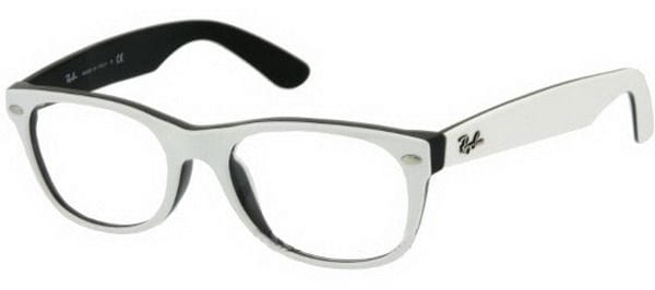 ray ban white frame glasses