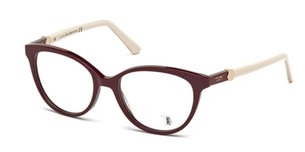 TODS TO5144 071 Eyeglasses in Burgundy | SmartBuyGlasses USA