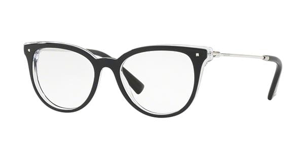Valentino VA3005 5025 Eyeglasses in Top Black On Crystal ...