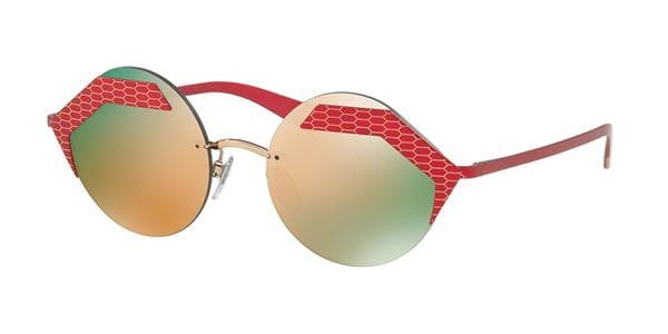 bvlgari red sunglasses