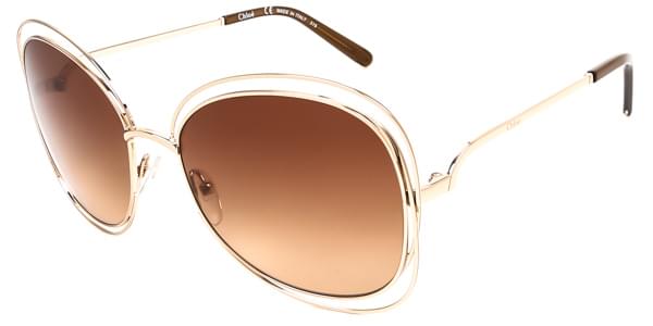 Chloe CE 119S Carlina 786 Sunglasses Gold | SmartBuyGlasses UK