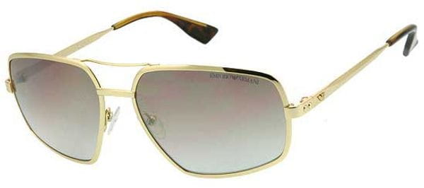 emporio armani sunglasses gold