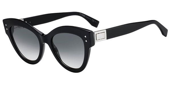 Fendi FF 0266/S 807/9O Sunglasses Black 