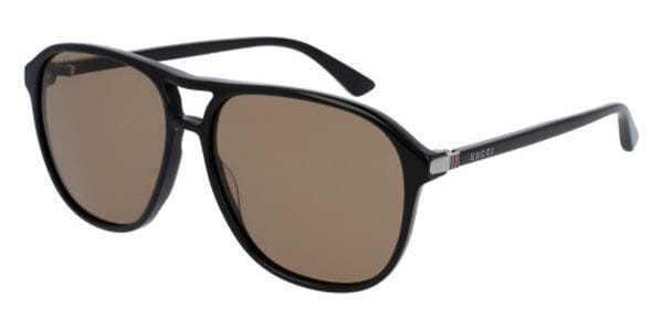 Gucci GG0016S 001 Sunglasses Black 