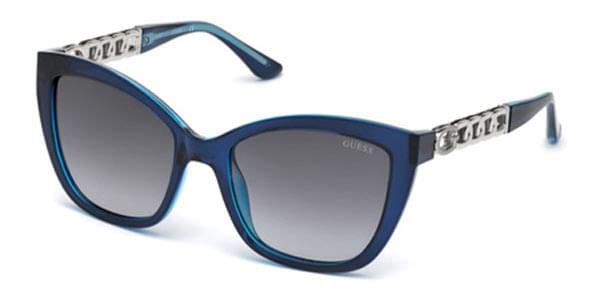 Guess GU 7571 90B Blue  Women Sunglasses