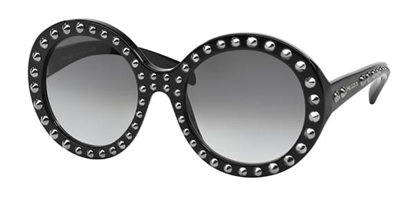 Prada PR29QSF ORNATE Asian Fit 1AB0A7 Sunglasses in Black ...