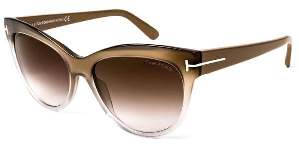 Tom Ford FT0430 LILY 59G Sunglasses in Brown | SmartBuyGlasses USA