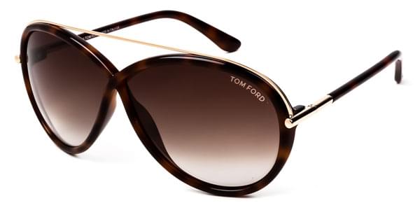 NO CASE NEW Tom Ford FT0454 01B Tamara Shiny Black Grey Gradient Sunglasses